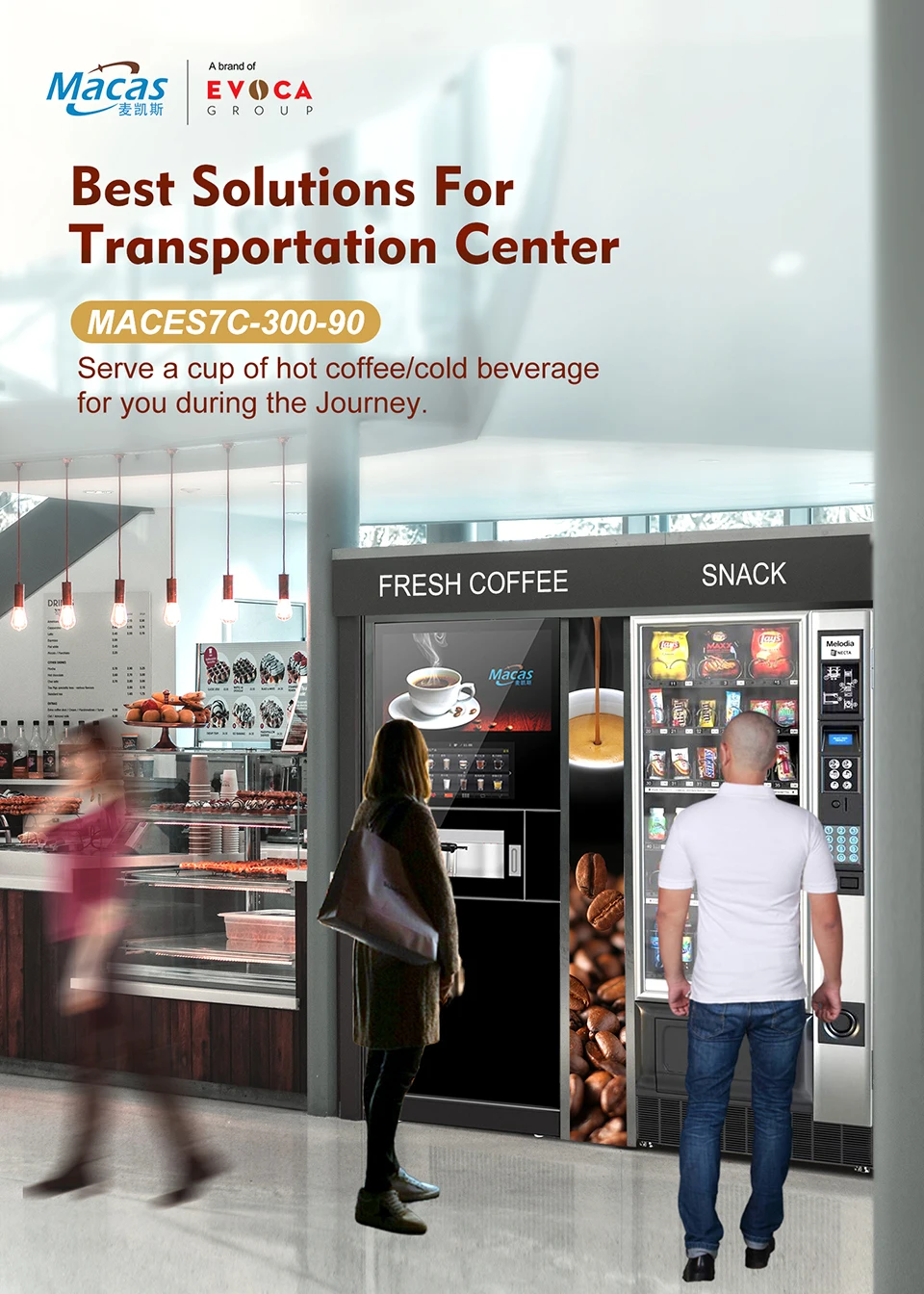 EVOACAS Oem/odm Hot Selling Vending Machines Mechanical Mini Coffee Vending Machine coffee grinder espresso