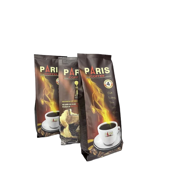 Дизайнерская этикетка для покупателя Органическая Арабика PARIS 04 сливочное масло кофе и соль срок годности-1 год Произведено во Вьетнаме