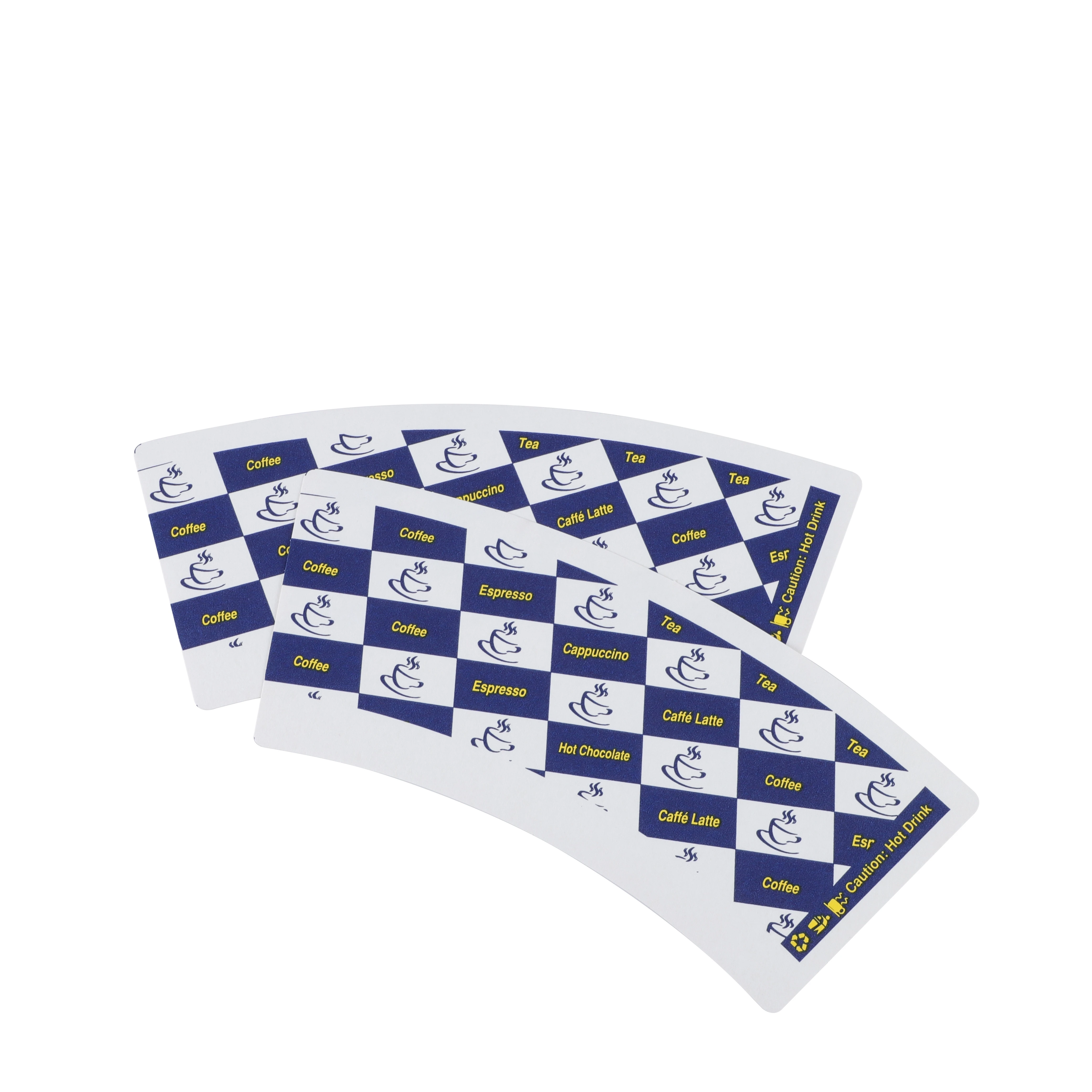 Бумажный стаканчик с печатным покрытием