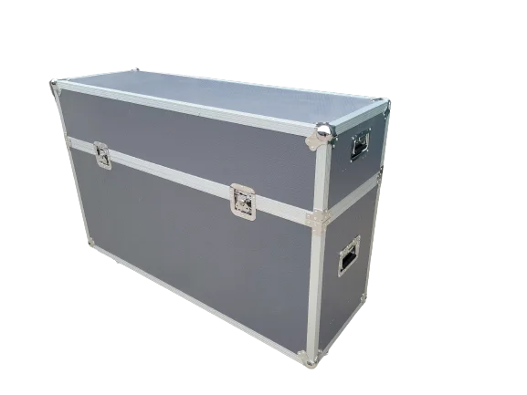 Whole Sale 80' inch Smart TV Display Carry Aluminum Case with Handles Wheels Samsung display Tool Case