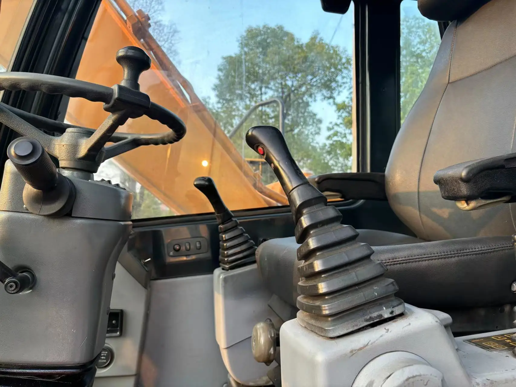 wheel used excavator machine hyundai R150w-7 /  used excavator