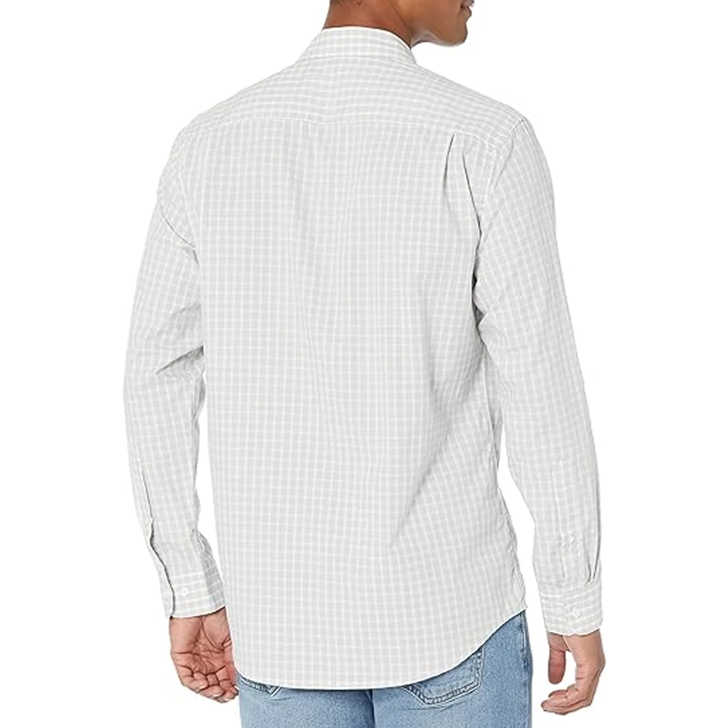 New Fashion Fit 100%Linen Cotton Mandarin Collar Spring Autumn Chinese Style Men Linen Roll Sleeved Shirt