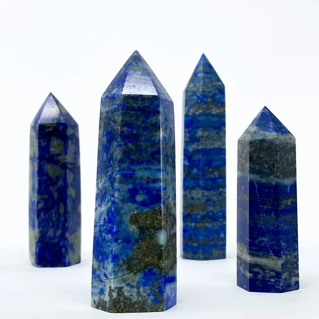 Dandnitic High Quality Agate Obelisk Wand Point Natural Polished Crystal Tower with Tumbled Pattern Chakra Love Wholesale