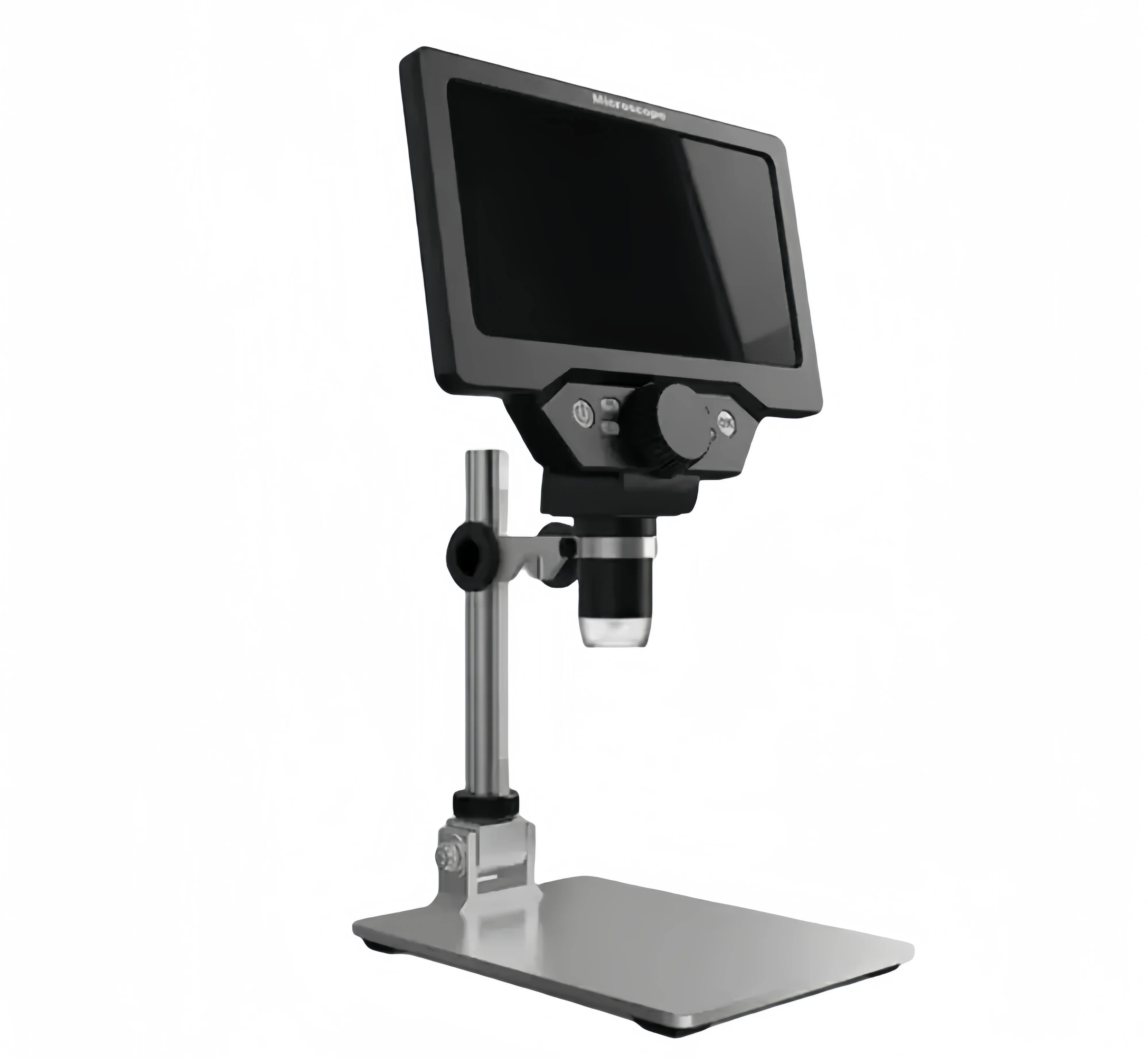 G1200 Zoom Digital Electronic Microscope 12MP 7 Inch Large Color Screen LCD Display 1-1200X Continuous Amplification Magnifier