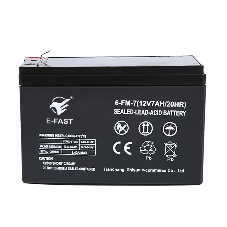 TOP SALE E-Fast Battery Deep Cycle Lead Acid Battery 12V 6Ah 7Ah 9Ah 12Ah GEL AGM Battery with best price