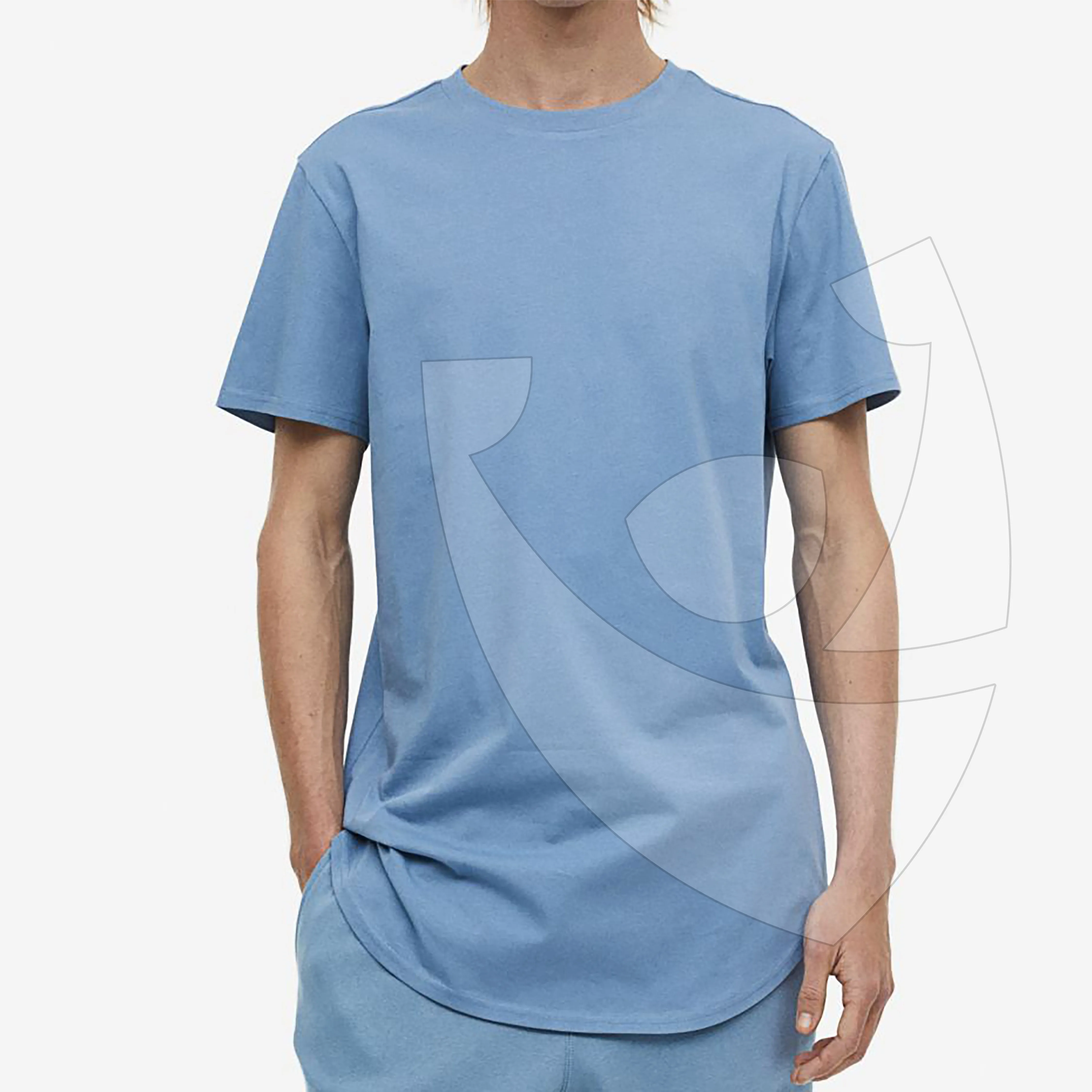 2023 unisex new  arrival oversized trend t-shirts High Quality Breathable Blank T Shirt Wholesale%  Plain Cotton O Neck