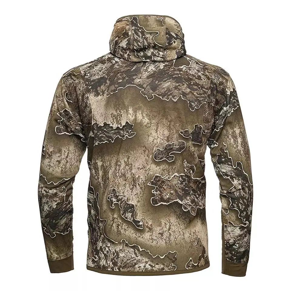 Hunting hoodie Waterproof Camo Wholesale High Quality Customized Hunting Suit Camouflage Hunting Hoodies