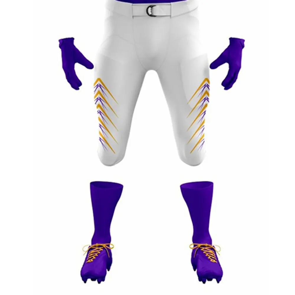 Производство на заказ Американская Футбольная форма оптом полностью сублимационная Полиэстеровая