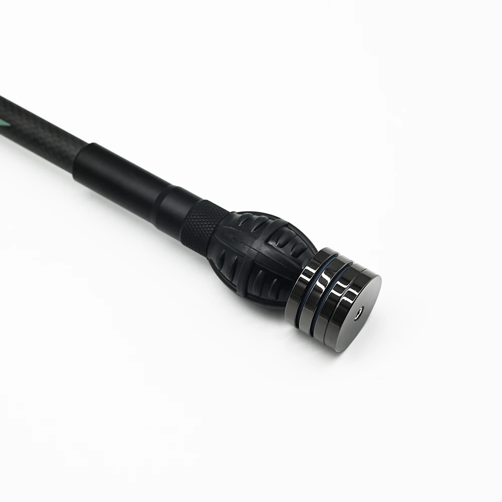 Archery 3K Carbon Shaft Bow Stabilizer 14mm Diameter Shock Absorber Rod with Weights and Damping System for Compound and Recurve