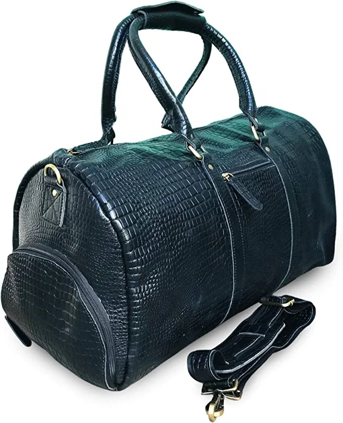 Handmade Duffel Bags for Men and Women Full Grain Leather for Travelling Carry Overnight Weekend Bags Sports Gym Duffle Bag