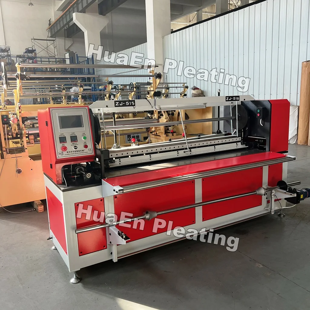 HuaEn factory top quality hot selling most functional fabric pleating machine cloth pleating machine