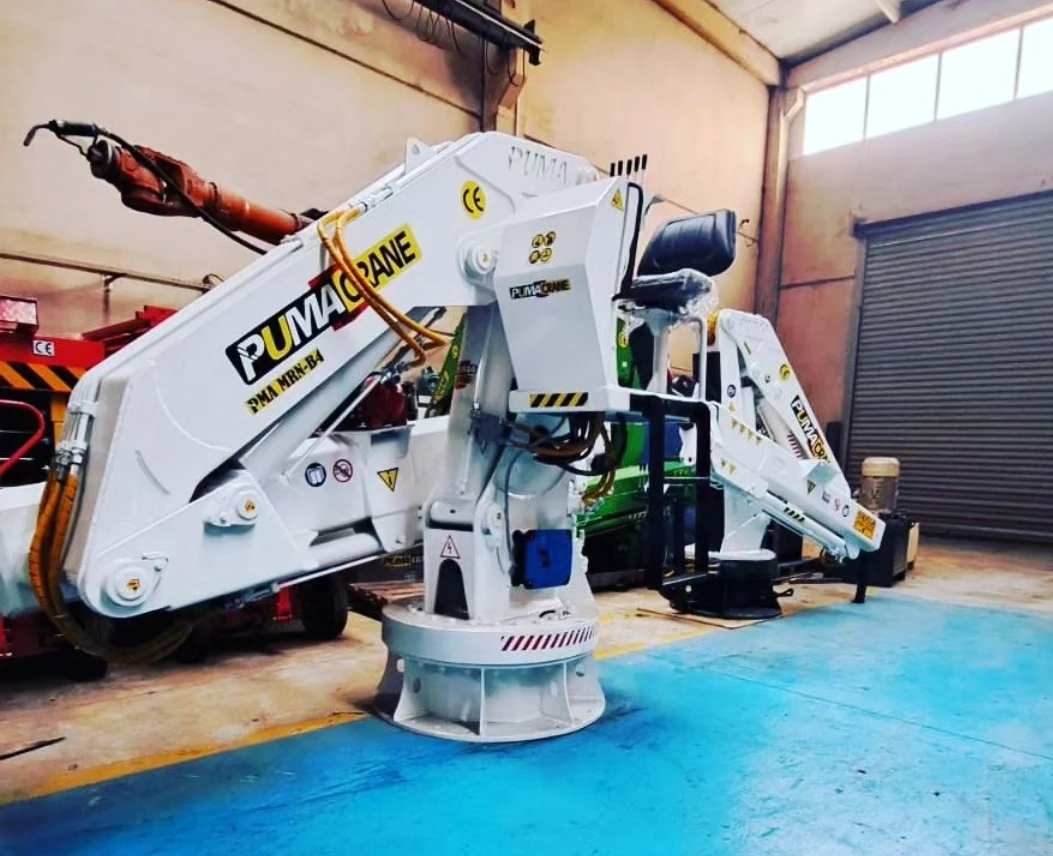 High Quality From Puma Cranes 10 Ton  Knuckle Boom Marin Cranes Deck Ship Cranes High Load Moment Fast Delivery From Turkey OEM