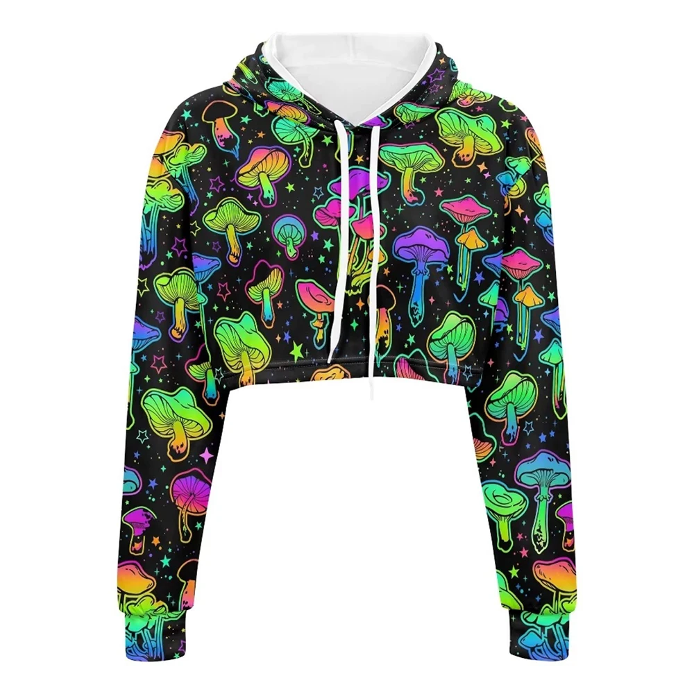 New Arrival cotton Women Sexy Crop Top Breathable Crop Top Women pullover Hoodies