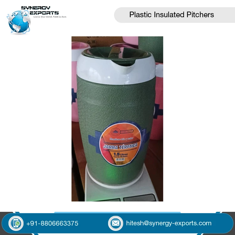 Trusted Dealer Officially Selling Best Quality Tabletop Use Kitchenware Double Wall 1.5 Liter Insulated Plastic Water Jug