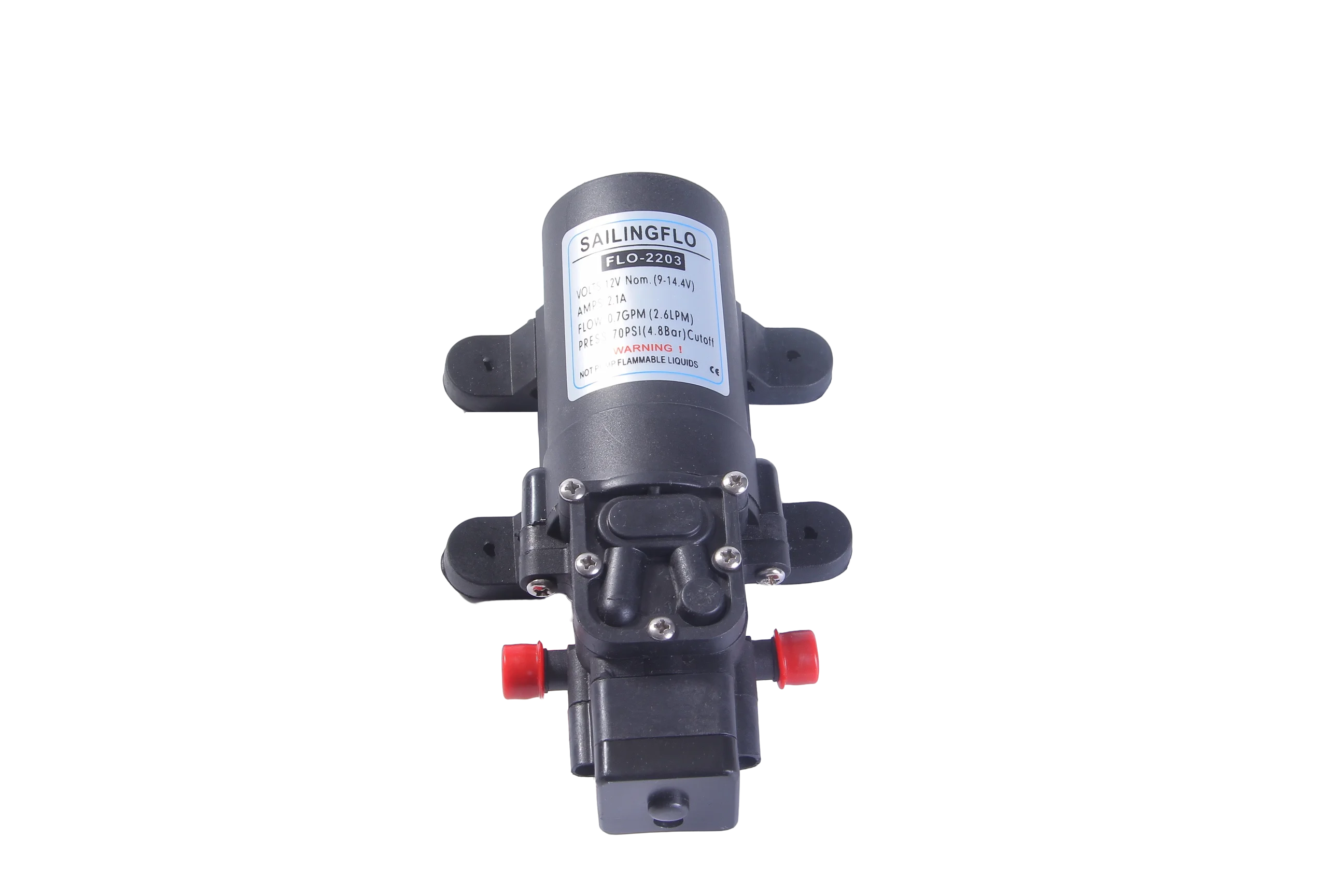 Marine RV 12V self priming double diaphragm intelligent water engine mini pump