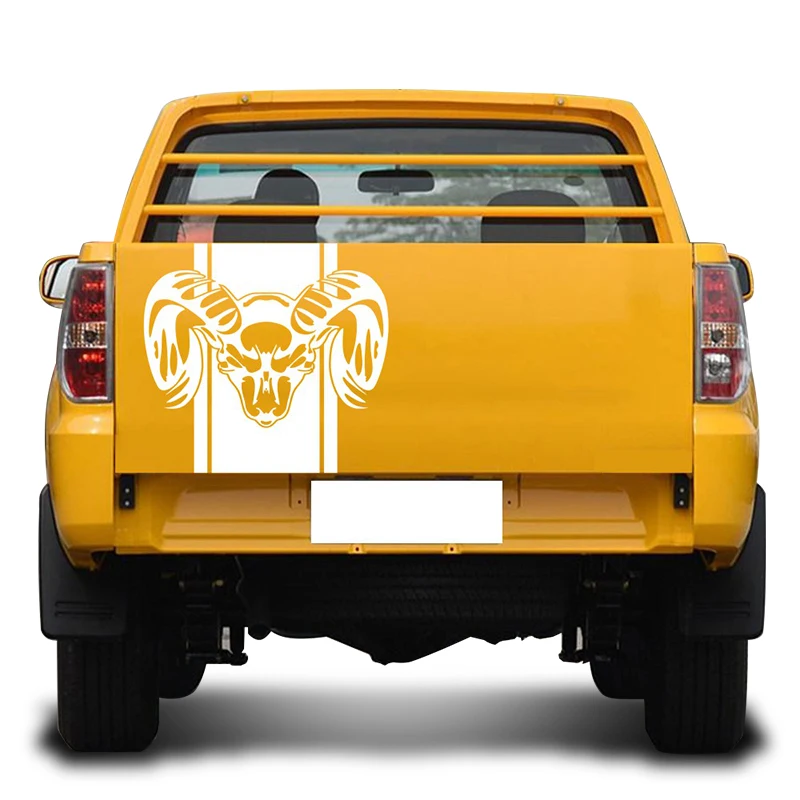 High quality Dodge Ram Volkswagen Pickup Ford trunk Vinyl car Decal sticker