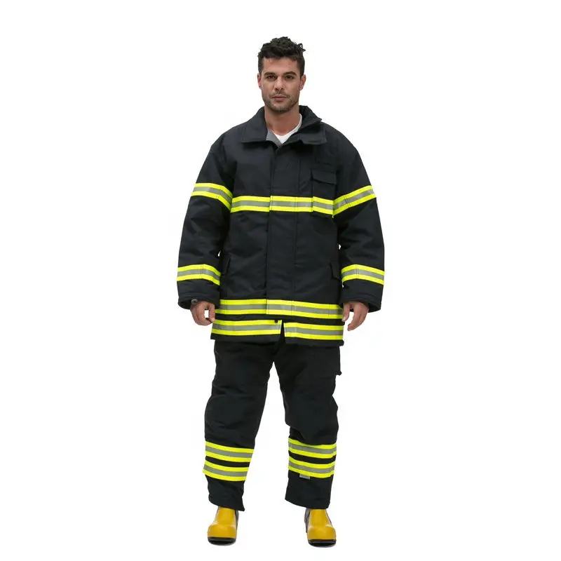 2024 New Arrival Firefighter Suits Fire Fighting Uniform Rescue Fire Fighter Clothing Made Pakistan USA Supplier OEM ODM