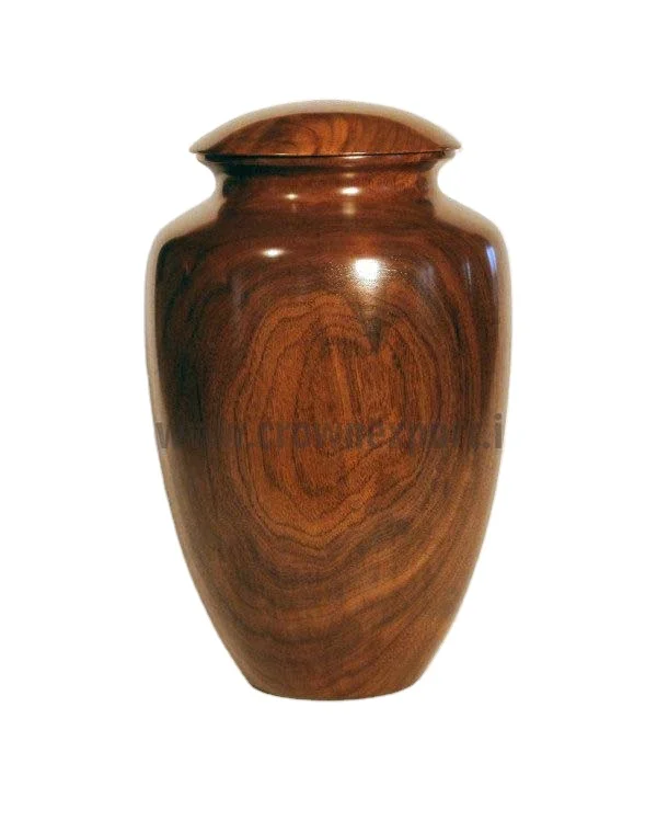 Wooden Adult Human Funeral Supplies Cremation Urns Classic Design Wooden Handcrafted Natural Finished From Top Listed Supplier