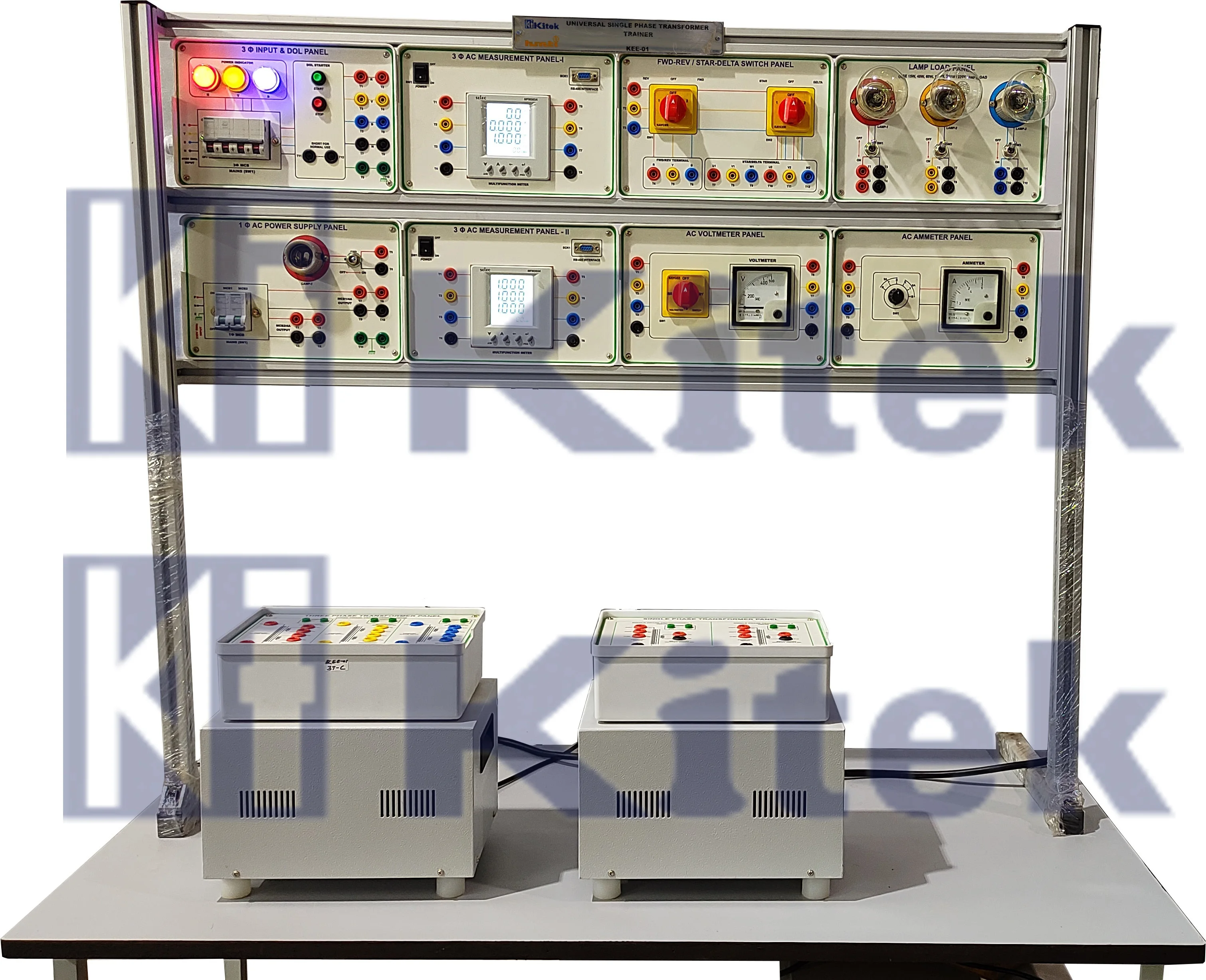 Transformer System Panel Electrical Machine Trainer Electrical Machine Lab Educational Equipment Technical Skills Training