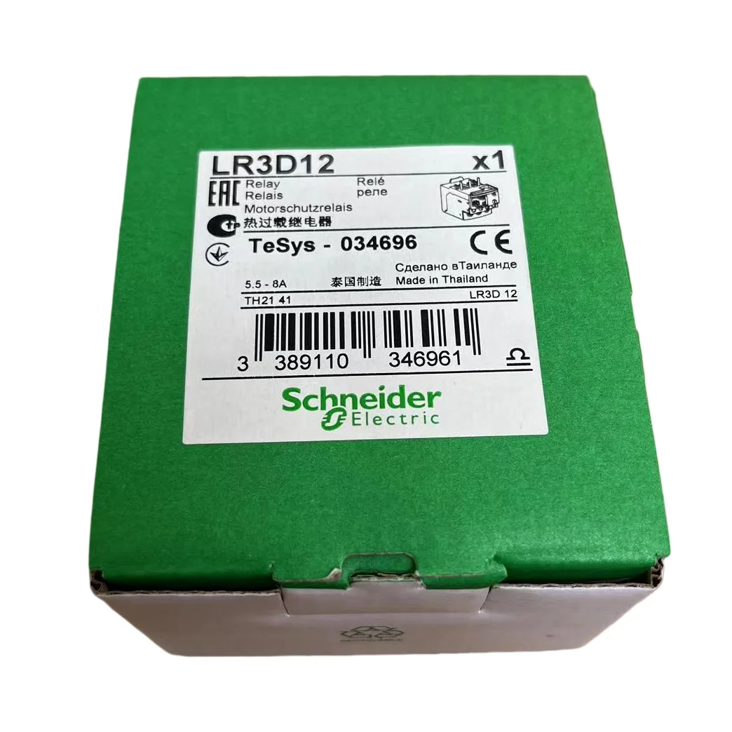 Schneider thermal overload relays 5.5...8 A class 10A LR3D12