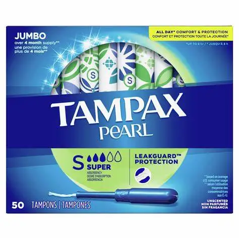 Тампоны Tampax Super с аппликатором из картона, 18 тампонов