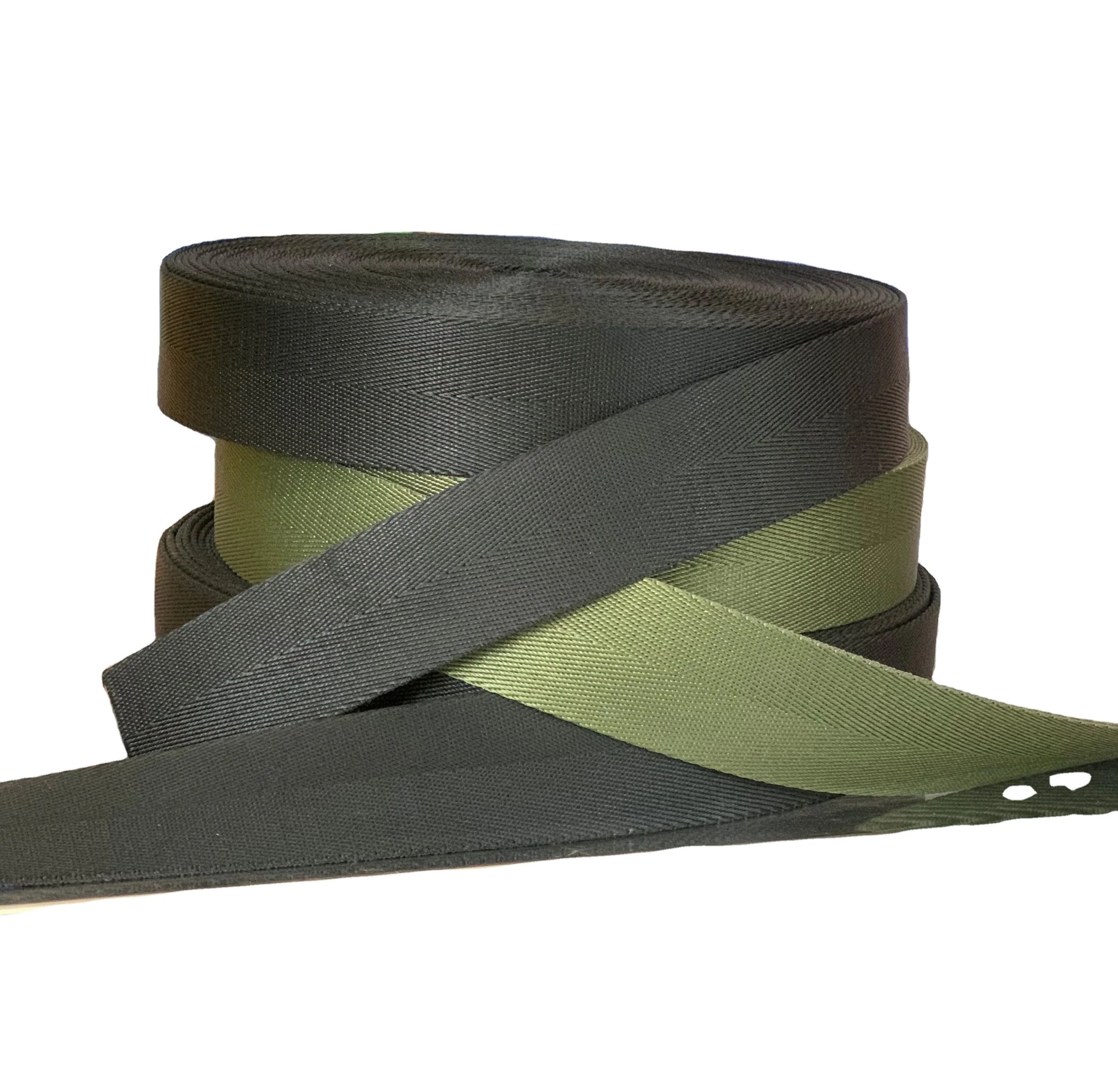 Nylon Strap Black Nylon Webbing Bias 10MM-20MM-25MM-30MM-38MM-50MM Using For Garment Bags Home Packaging As Customer Request