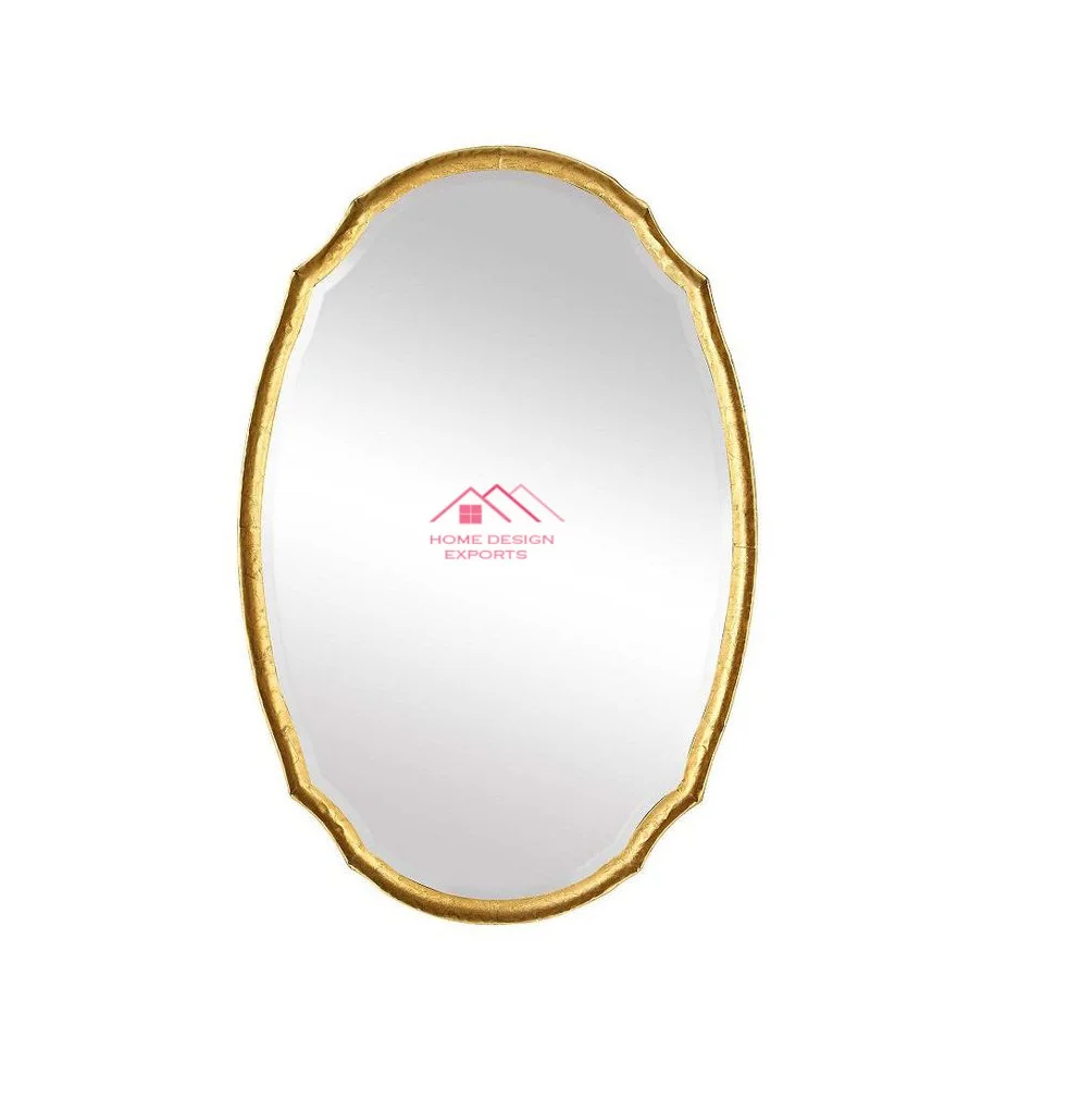 Anthropologie antique gold Ornate mirror arched mantel wall mirror baroque inspired bathroom vanity wall mounted mirror