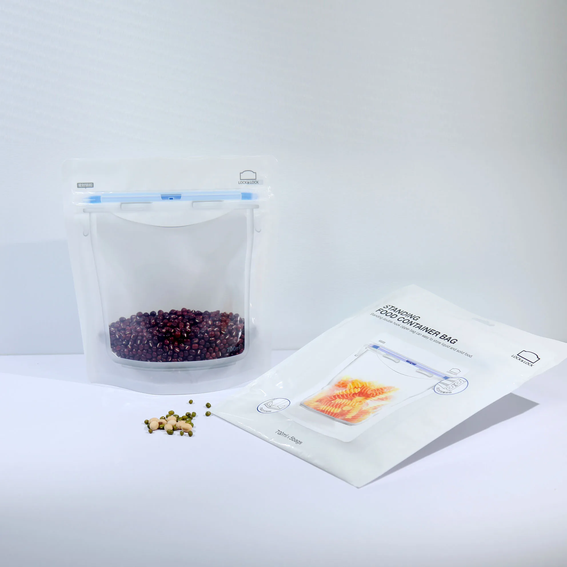 Food Packaging Zip Seal Stand Up Pouches Matt Stand Up Pouch Zipper Bags