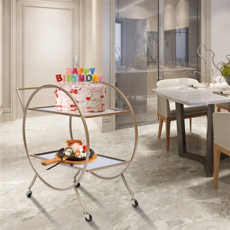 Hot Selling Narra Metal Bar Cart Trolley For Home Office And Restaurant Bar Trolley In Wholesale