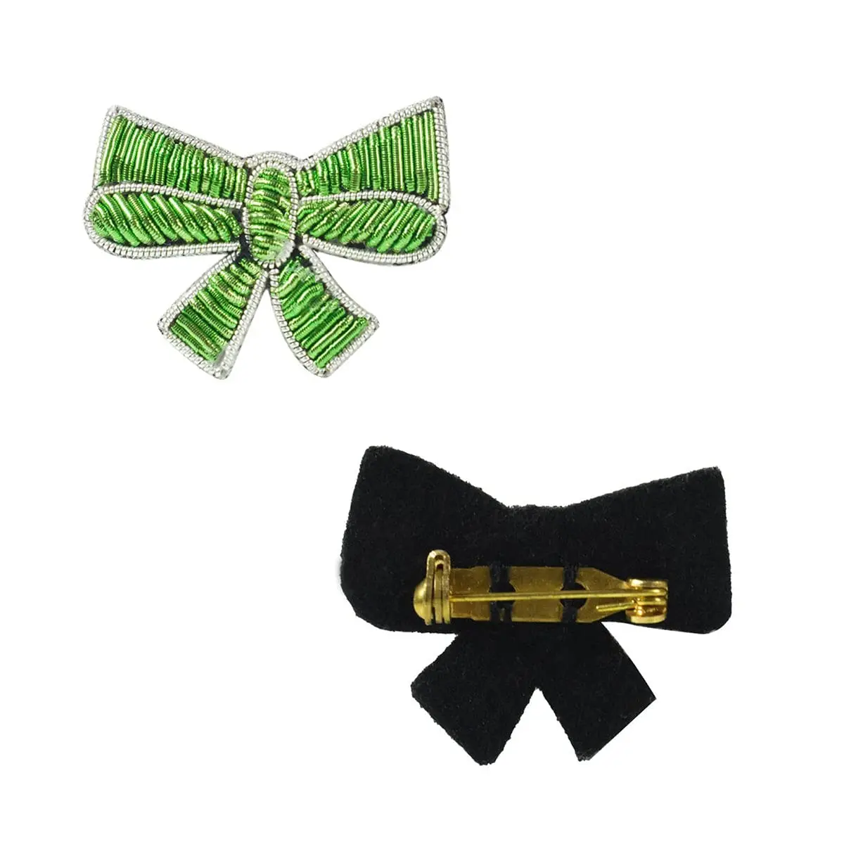 nHand-embroidered Brooch Pin Alphabet A to Z