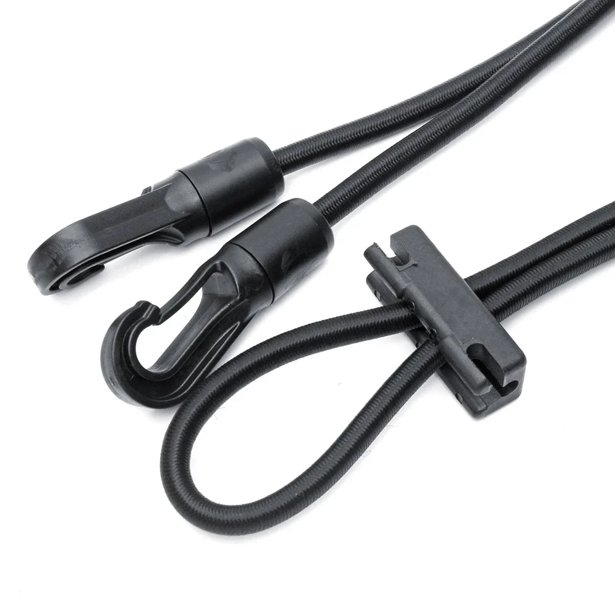 Customized length Heavy duty 8mm elastic rope Kayak Stretch String Shock Cords with plastic hook