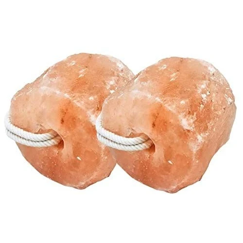 Wholesale  Animal Licking 100% Natural Pure Himalayan Pink Salt Block on Rope for Horses, Deer, Goats, Cattle,Rabbits etc.