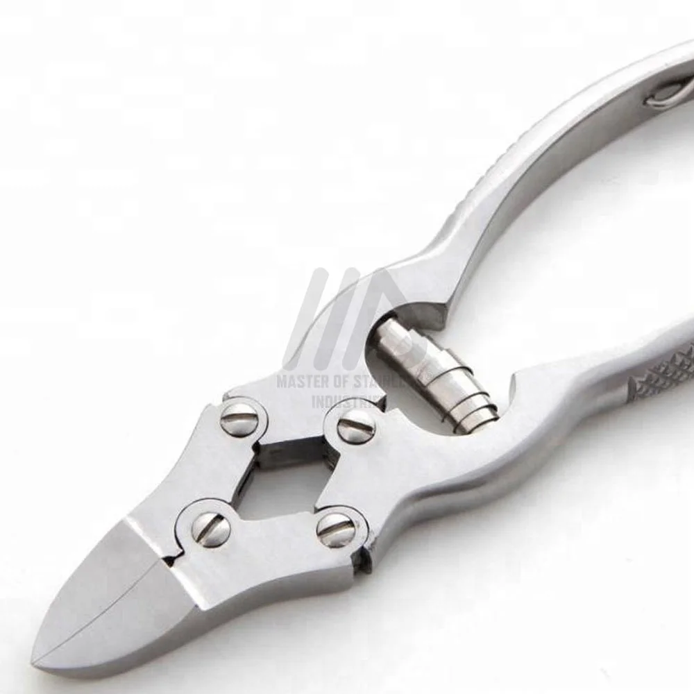 Black color Nail Clipper Pedicure tools Toe Nail heavy duty cutter personal care tools Double action soft grip toe nail clipper