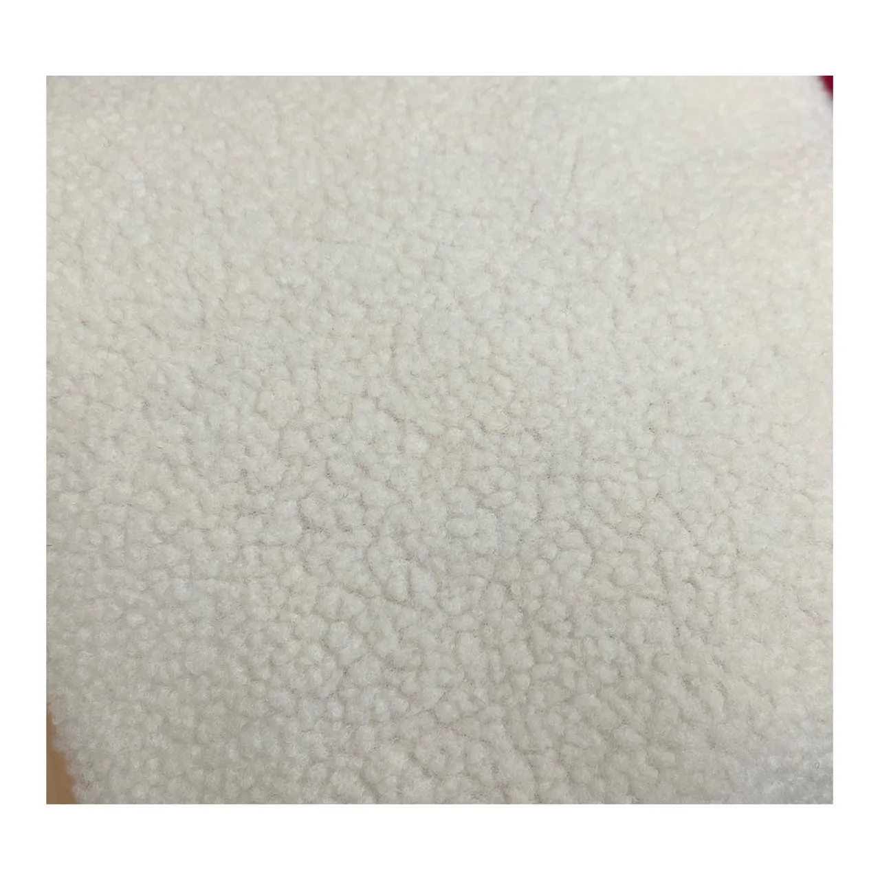 New Arrival Acrylic/Polyester Soft Knitted Sherpa Fleece Faux Fur Fabric for Animal Plush Slipper Jacket Garment