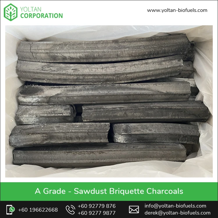 Superb Grade High Quality Long Burning Time Natural Ingredients Coconut BBQ A Grade Sawdust Briquette Charcoal