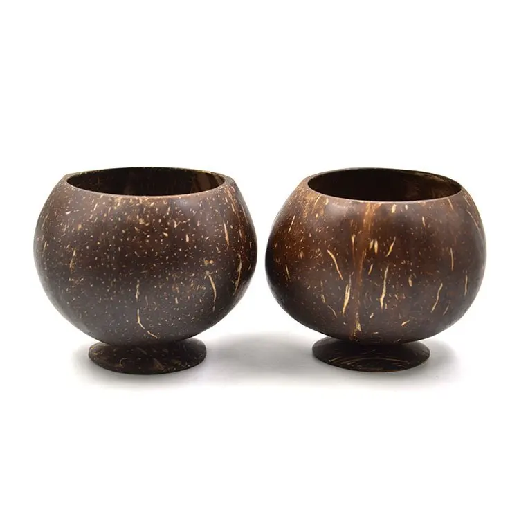 Top Quality Coconut Cup / Shell Drink with Custom logo Cheapest Price From Vietnam (whatsapp +84-948-381-386)