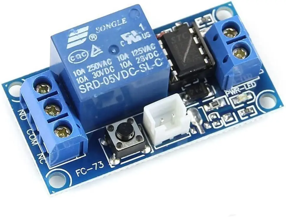 1 Channel Self Locking Bistable One Button Start/Stop Self-Locking Relay board Module Relay 5v Switch for MCU