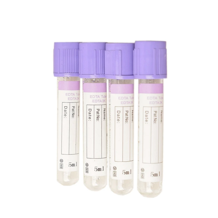 5ml Non Vacuum K2 EDTA Blood Collection Tube Medical Supplies Blood Test Tube Human Blood Container Tube