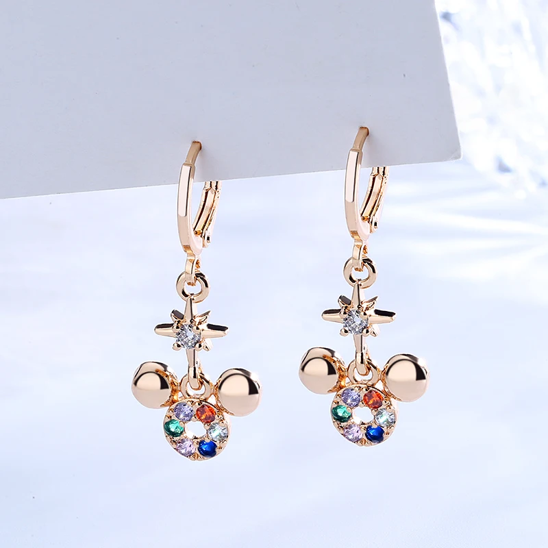high quality fashion jewelry wholesale designer artificial jewellery mouse earrings for kids girls women