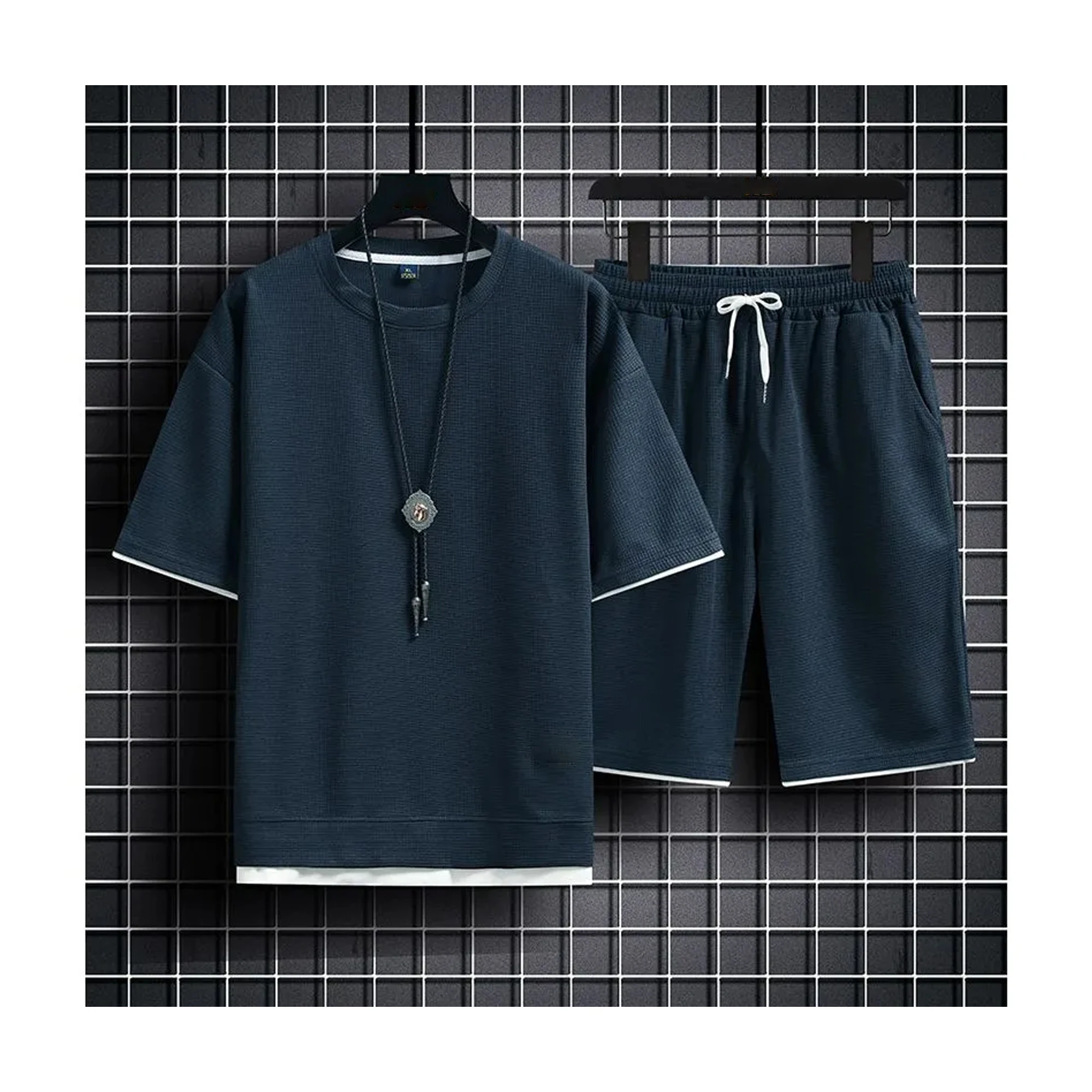 Direct Manufacturer Clothing Brand Track Suit Customization Jogger Tracksuit Men Tshirts And Shorts 2 Piece Sets From Bangladesh