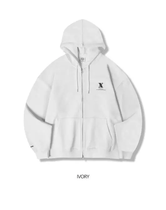 Unisex Av Oversized Zip-Up - 4col Black/Grey/Ivory/White Melange S/M/L/XL Trending Products 2024 New Arrivals Wholesale Clothes