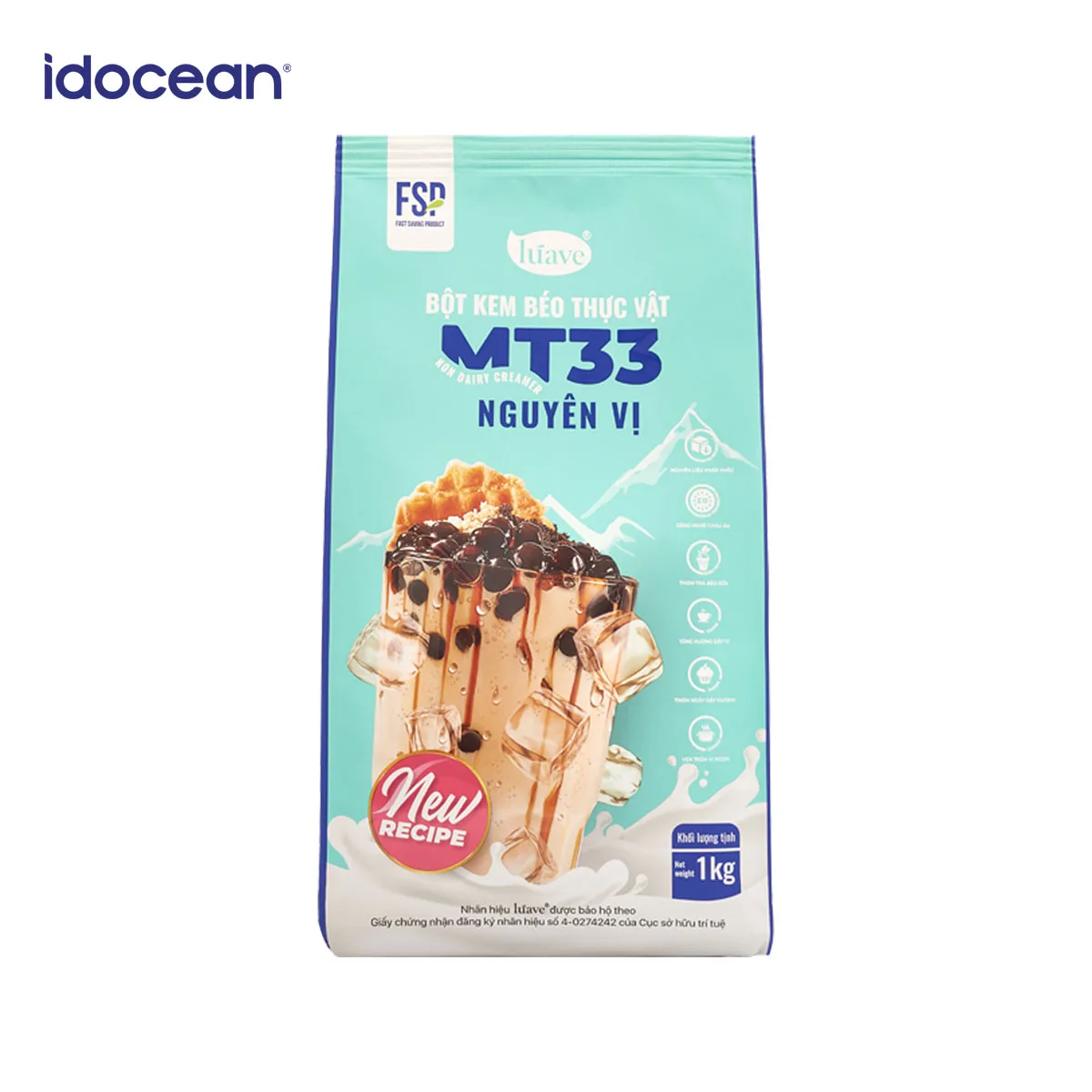 MT33 Original Non-Dairy Creamer Powder Simple to Use for Milk Teas, Coffee & More Maintains Tea Flavor, Ideal for Commercial Use