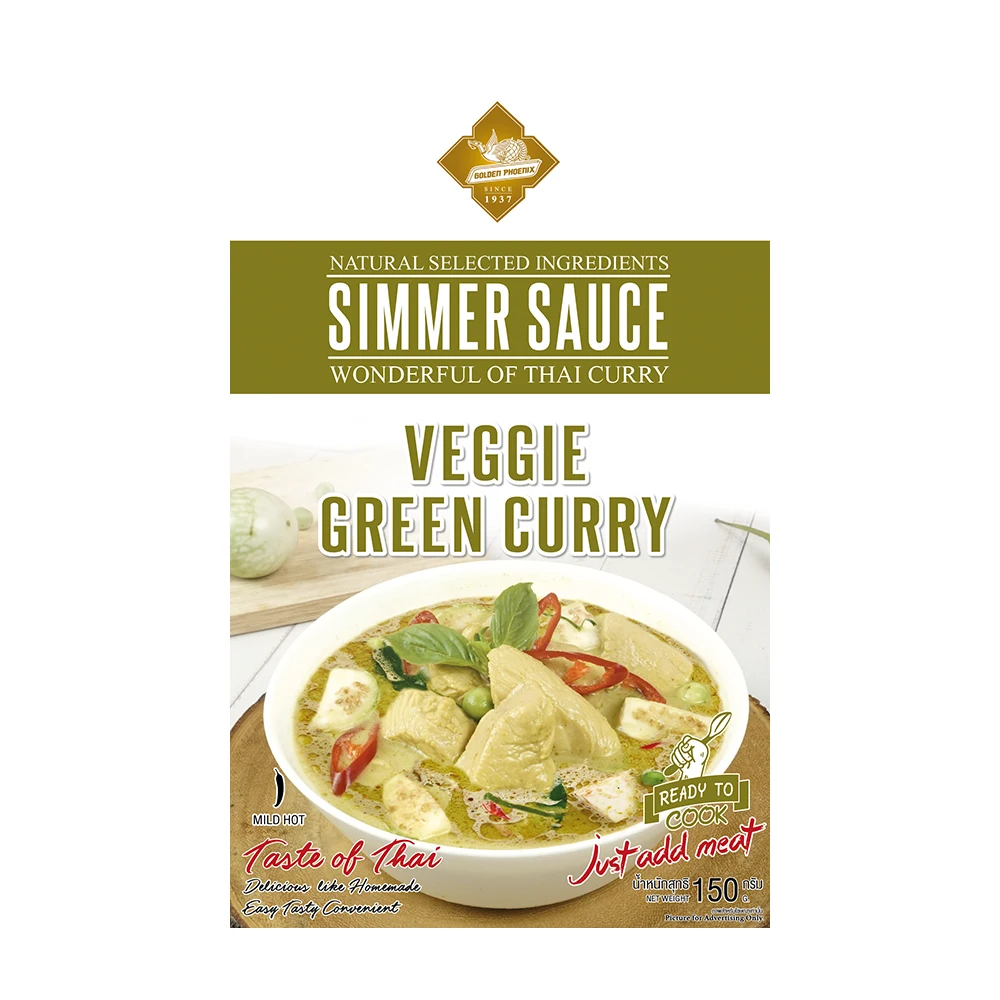 Best product Simmer Sauce - Green Curry Sauce 150g Premium Quality Product from Thailand