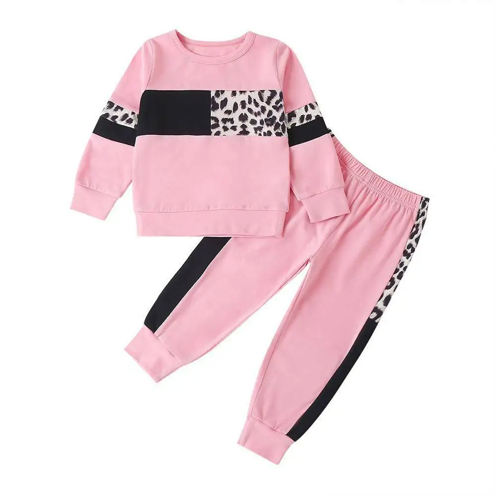 Kids Baby Girl Tracksuit Set Long Sleeve Top Pants Casual Outdoor Outfit Clothes