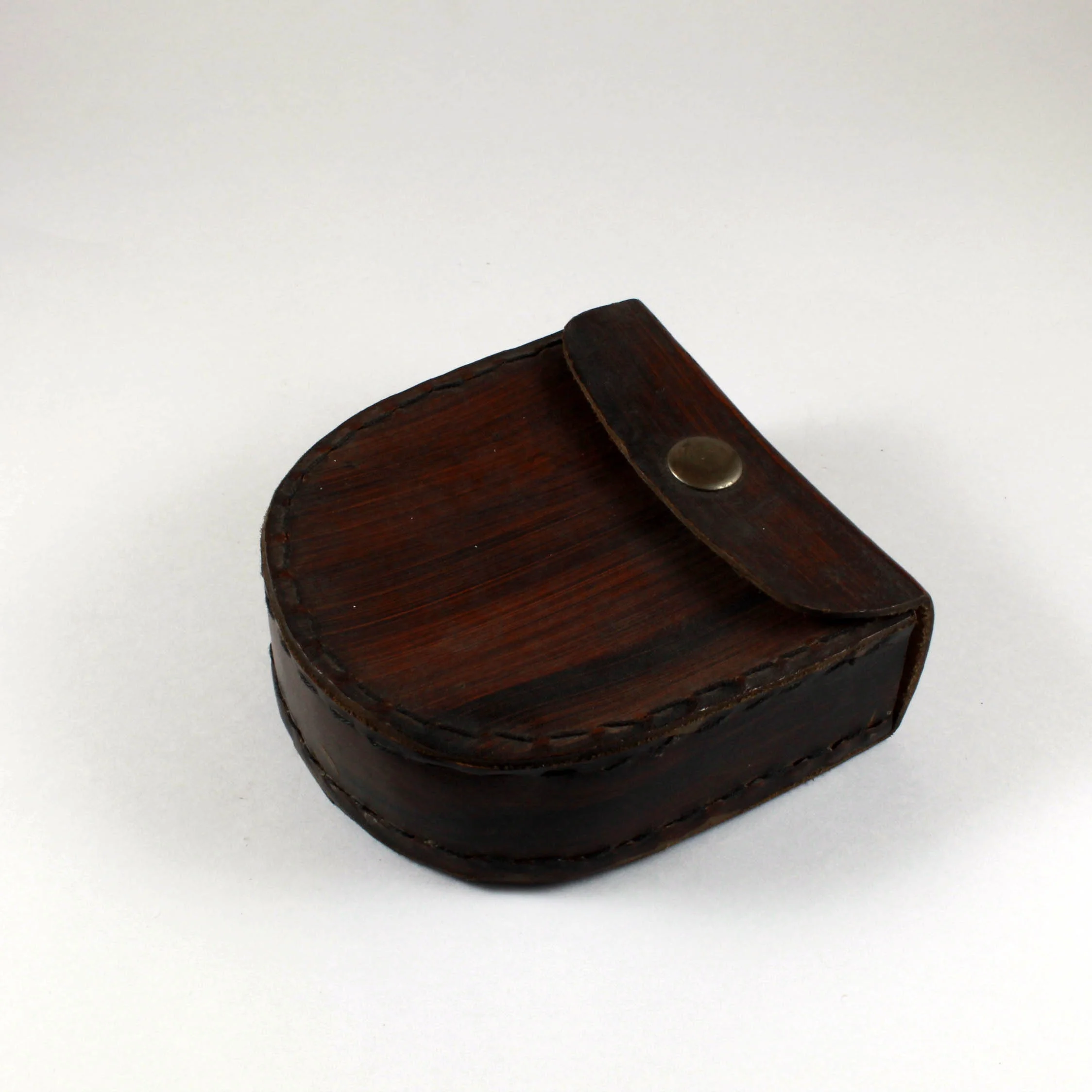 Brass Nautical Polished Finish Directional Camping Directional Compass Leather Case