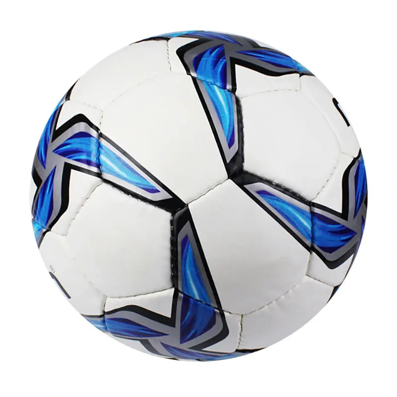 PU Football with Fashionable Pattern Standard Size 5 Rubber Material for Soccer Training Match Mini Size with Custom Print Logo