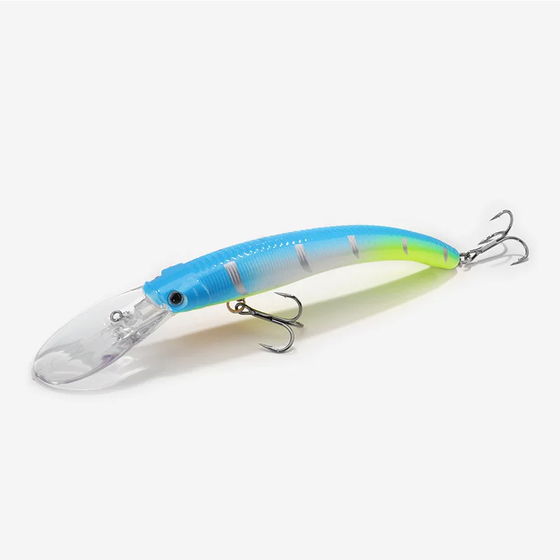 New long-range curved floating rice Nuoluya bait 23g biomimetic bait plastic bait deep-sea fishing Mino can be customized
