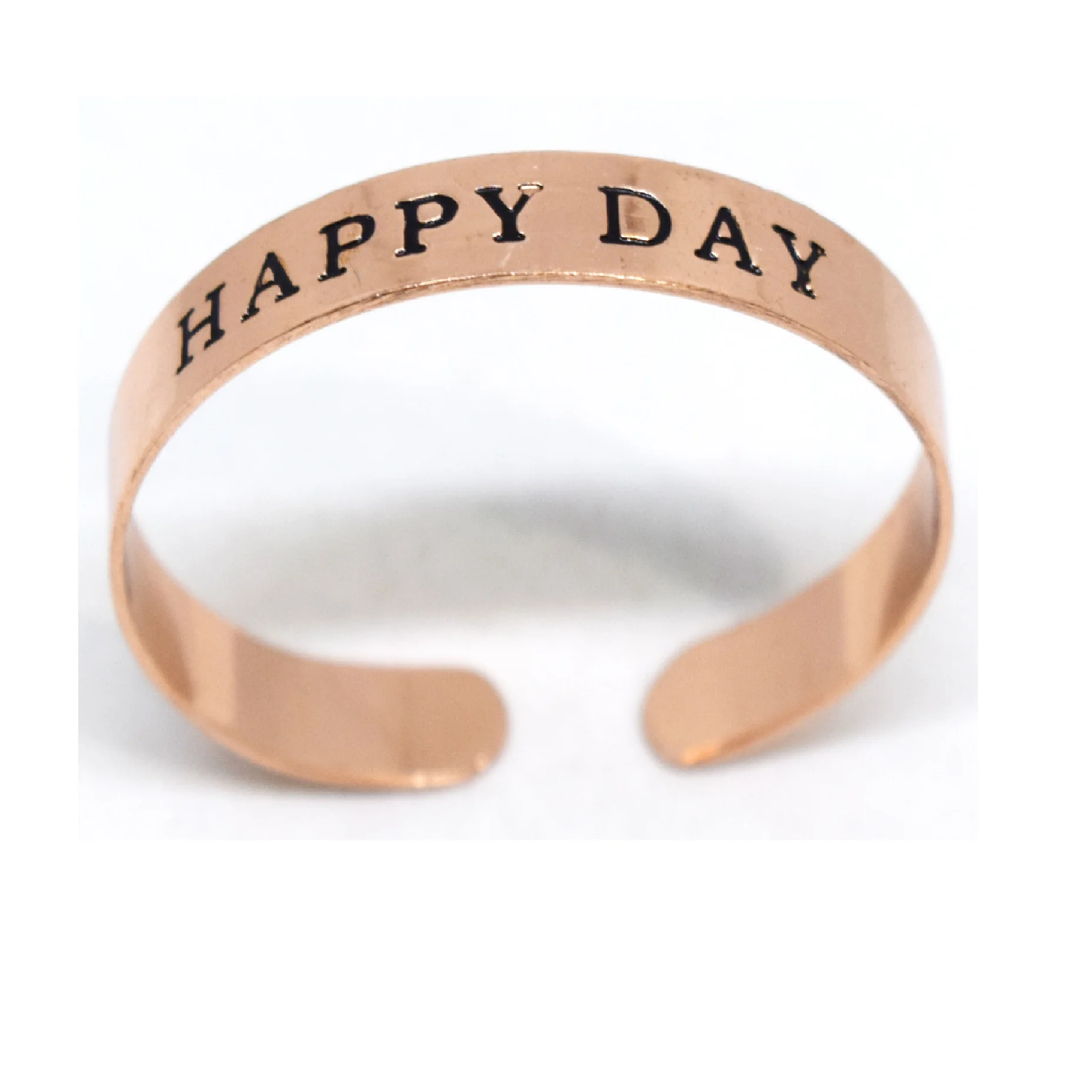 Indian Magnetic Cooper Gold Color  Hammered Bracelet for Women Healing Handmade Bracelet Party Wearing Copper Bracelet