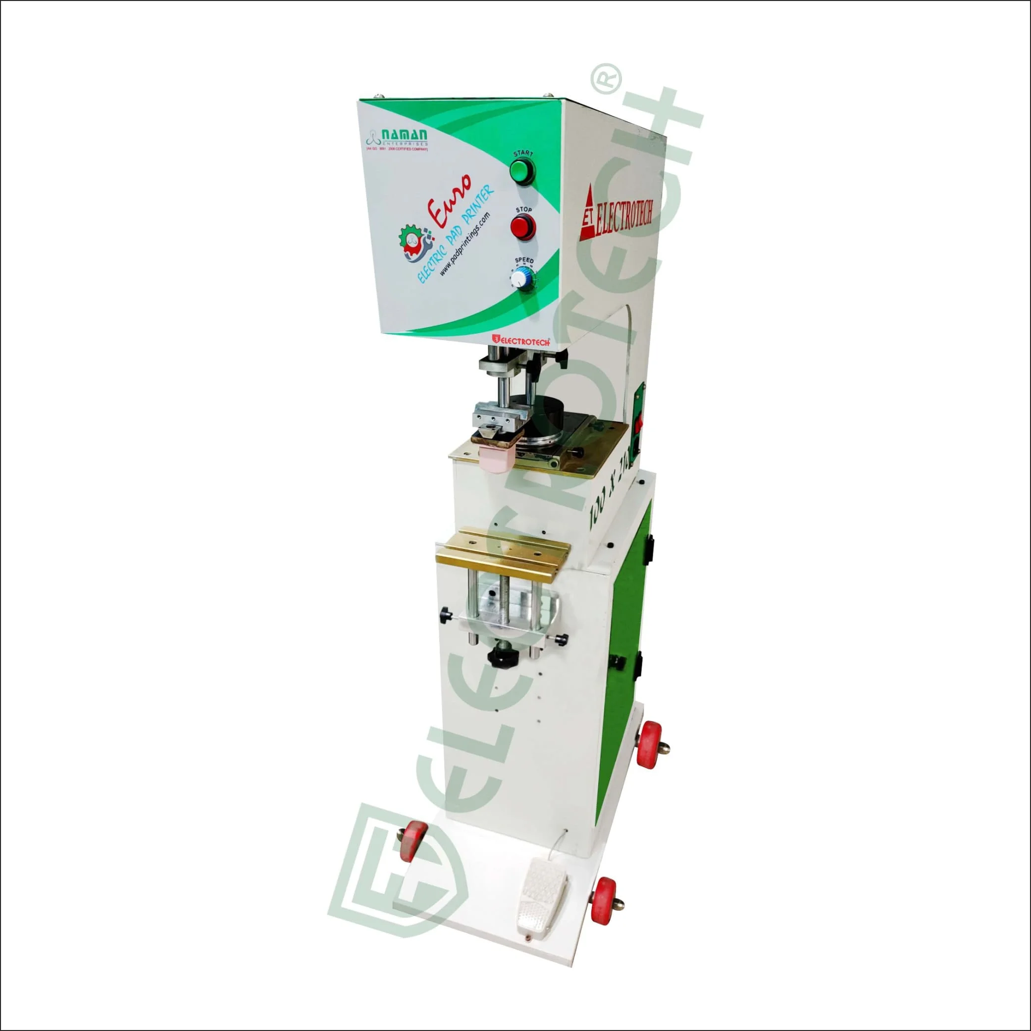 1 Color Electrical Pad Printing Machine With Movable Stand For Medical Thermometers & Nebulizers