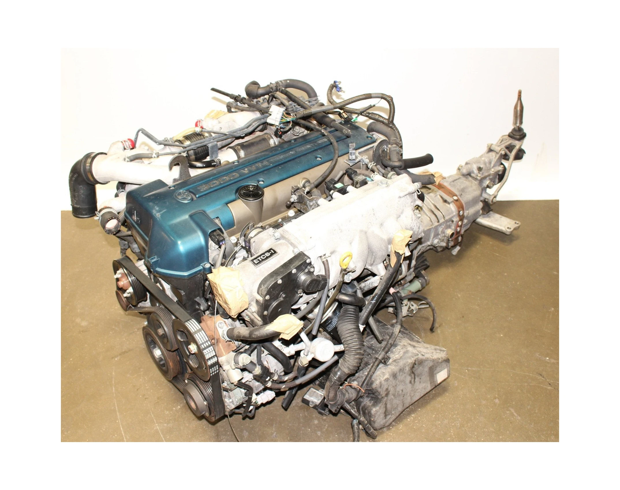 JDM Supra 2JZ GTE Twin Turbo Engine with 5 and 6 Transmission Speeds V160 V161